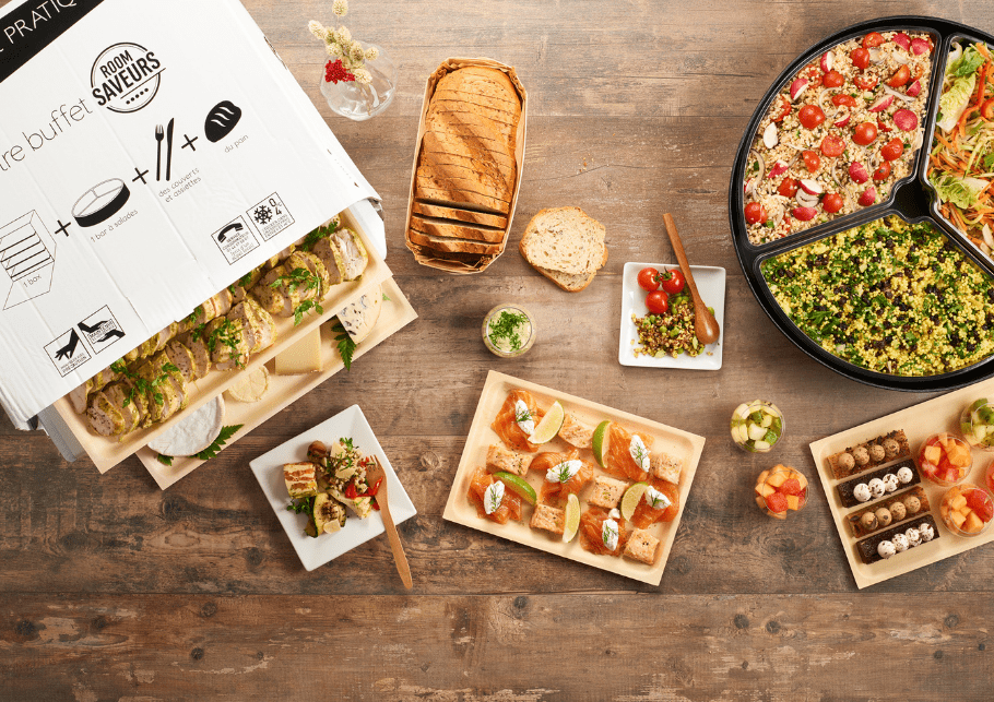 Les buffets pour un déjeuner en entreprise avec Room Saveurs