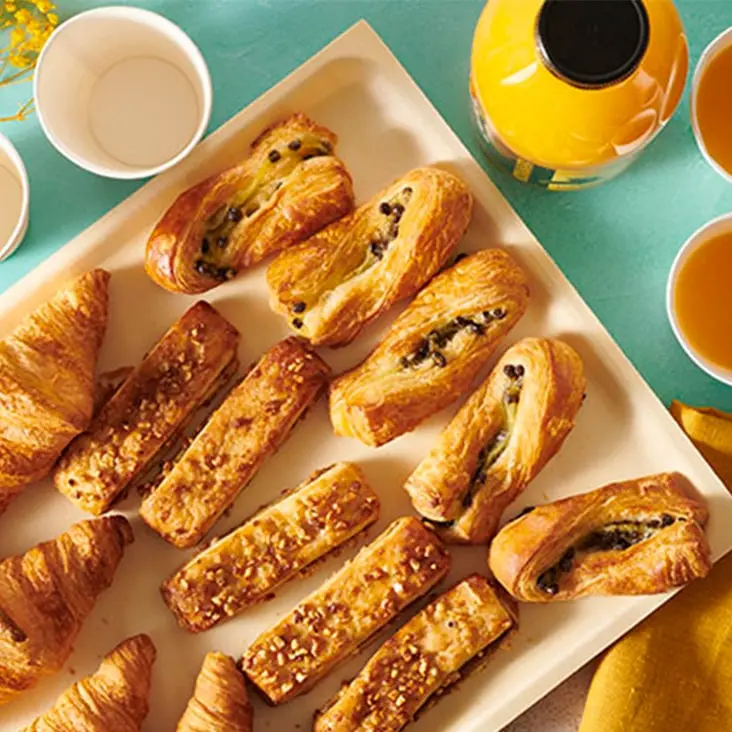Découvrez les viennoiseries et autres produits à la carte par Room Saveurs