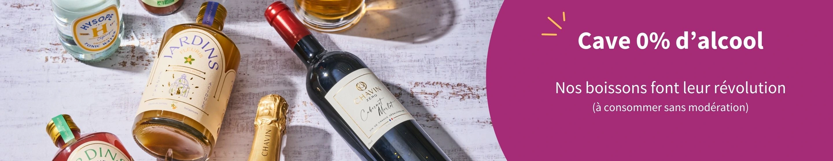 Découvrez les boissons sans alcool de Room Saveurs